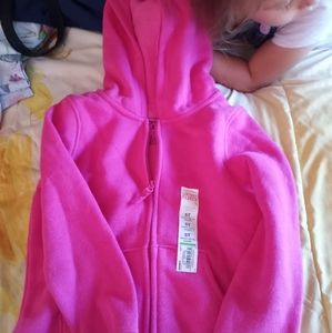 Pink zip up